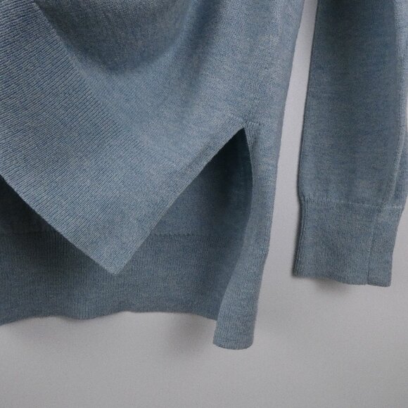 GAP Womens Sweater Small Green Blue Long Sleeve Boat Neck Pull Over Lightweight - Picture 4 of 13